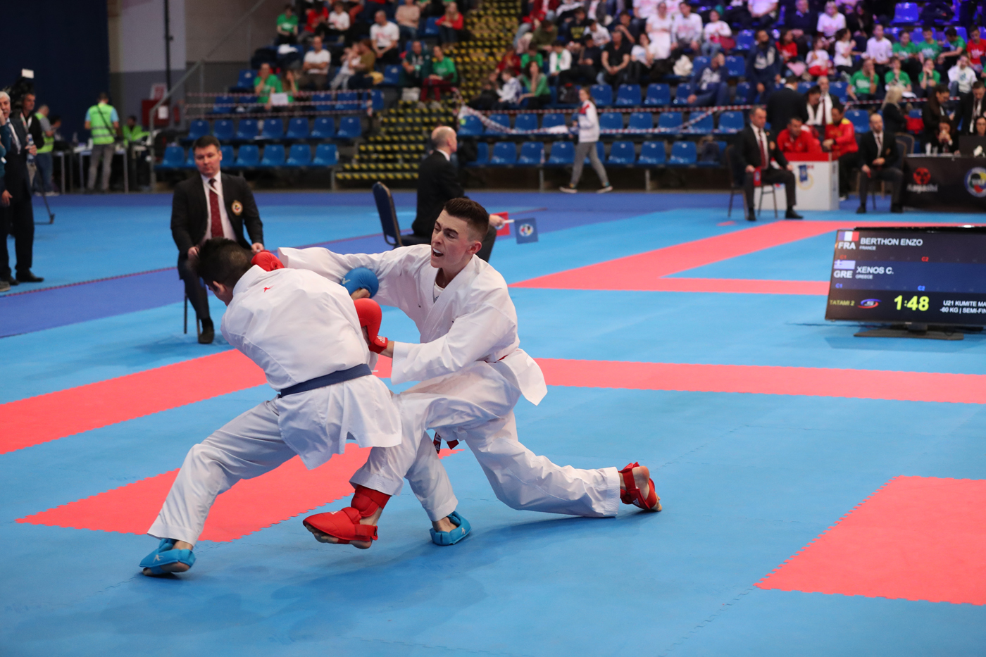 Demi-finale des Championnats d'Europe Espoir en 2020 en Hongrie