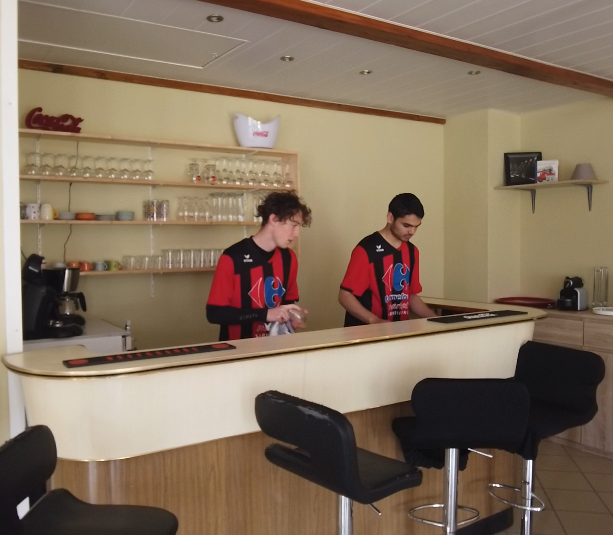 Bar du club house.
